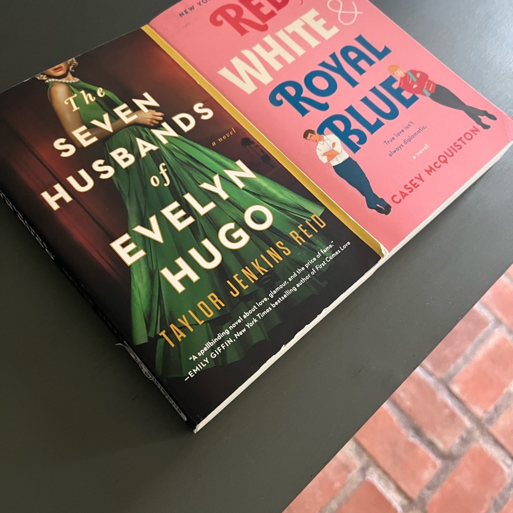 The Seven Husbands of Evelyn Hugo & Red, White & Royal Blue Books